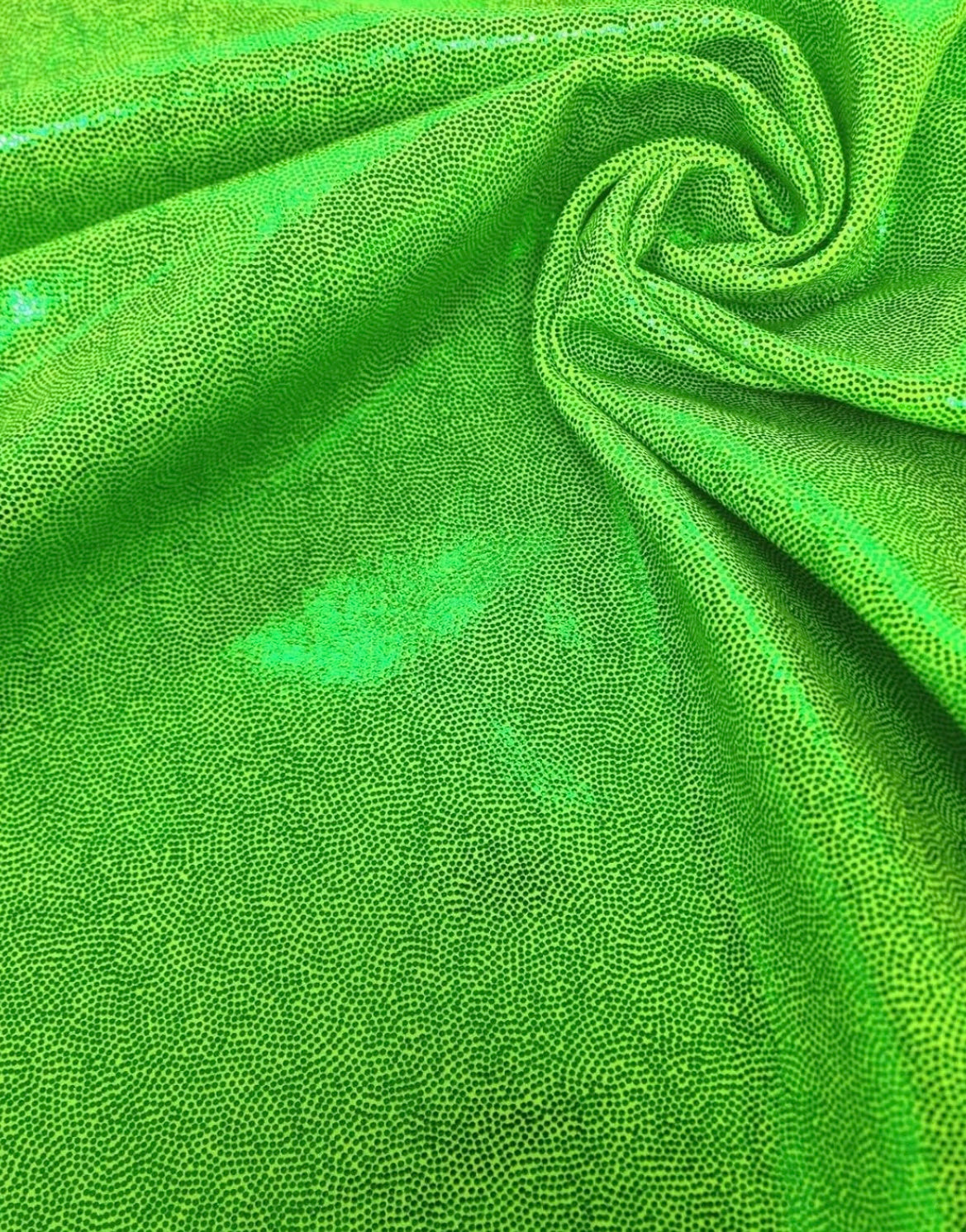 Metallic Lime Green Faceless Full Body Sleazy