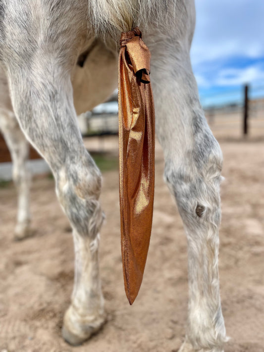 Metallic Copper Tailbag from www.slickhorseware.com