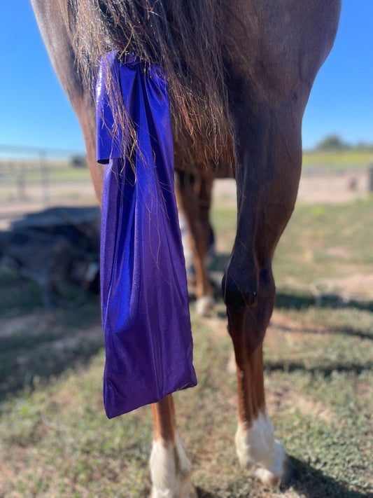 Metallic Purple Tailbag from www.slickhorseware.com